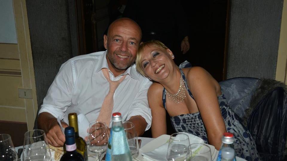 David Bencini con la compagna Miriam Daina Palermo
