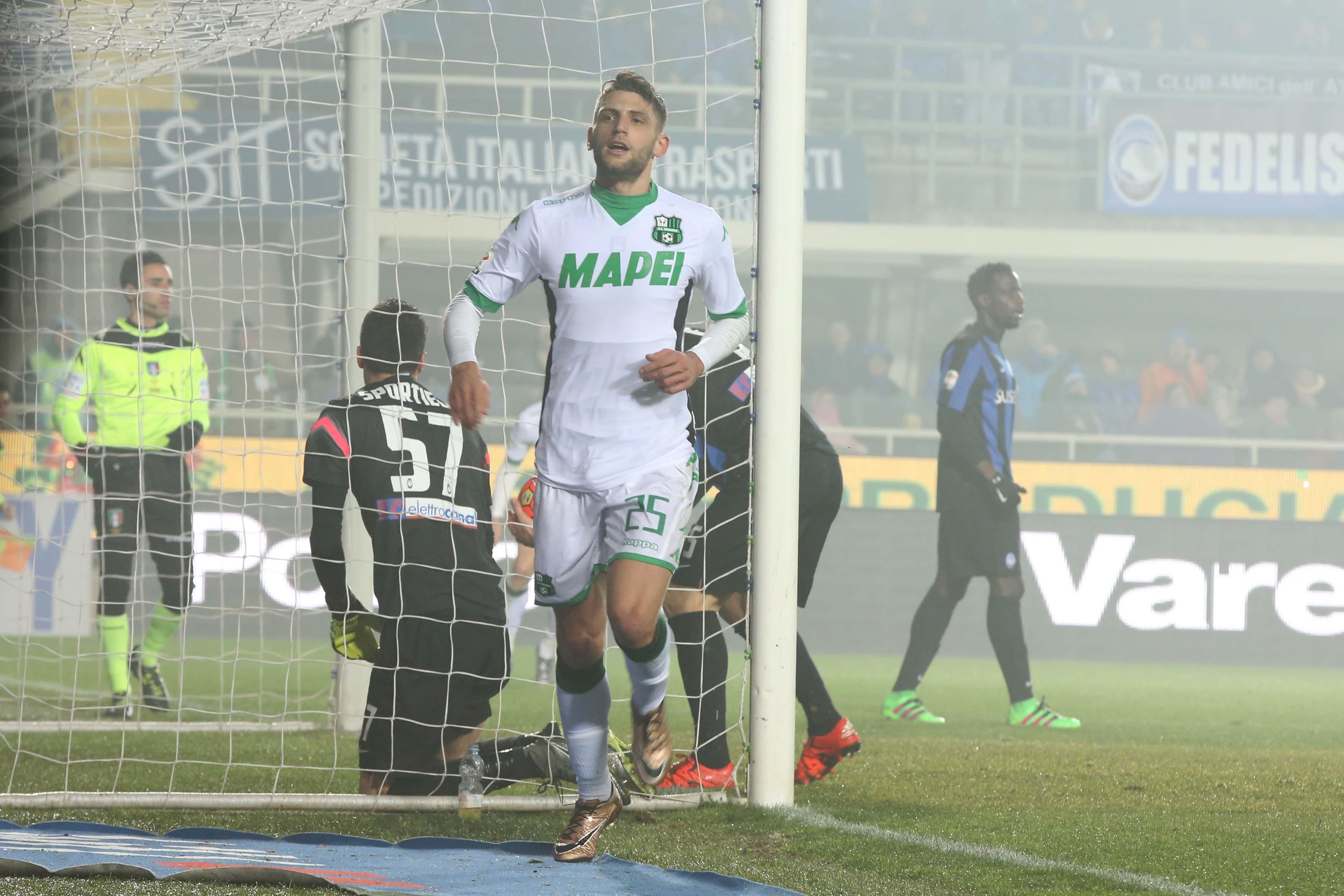 Undici di metri di rabbia: pari amaro per il Sassuolo a Bergamo