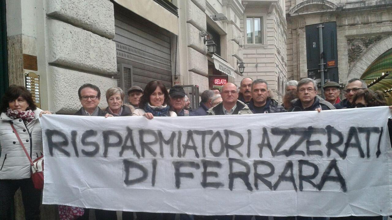 Carife, la protesta da Ferrara a Roma