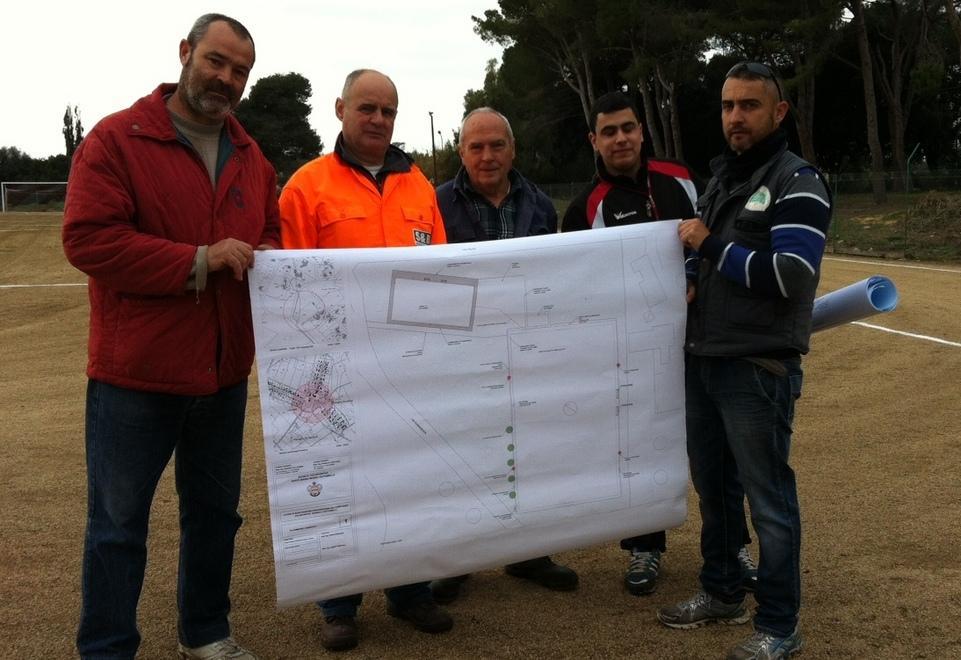 Campo di calcio in rovina a Sassari e la Polisportiva si improvvisa impresa edile 