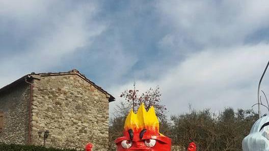 Un carro del Carnevale di Vaiano