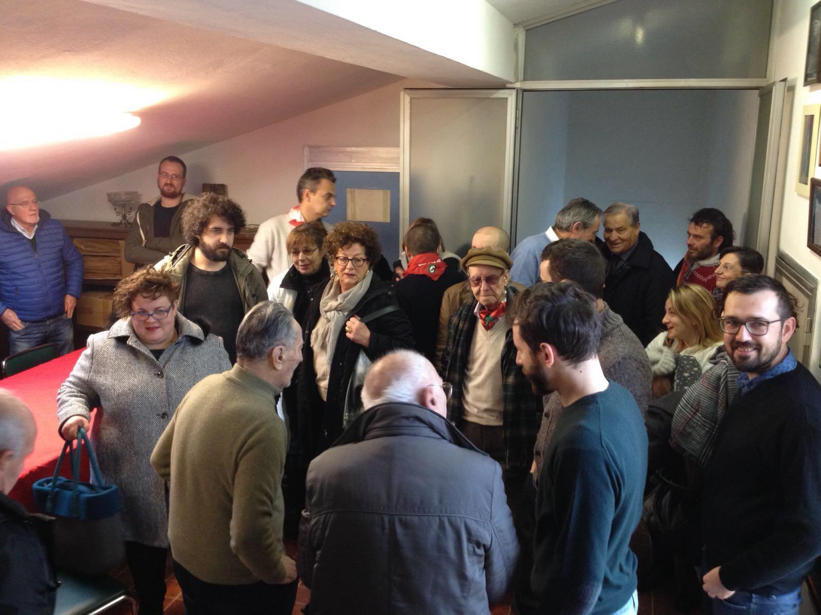 L'inaugurazione della sede Anpi