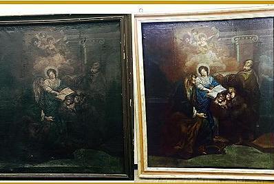 Ok il restauro del dipinto del Seicento