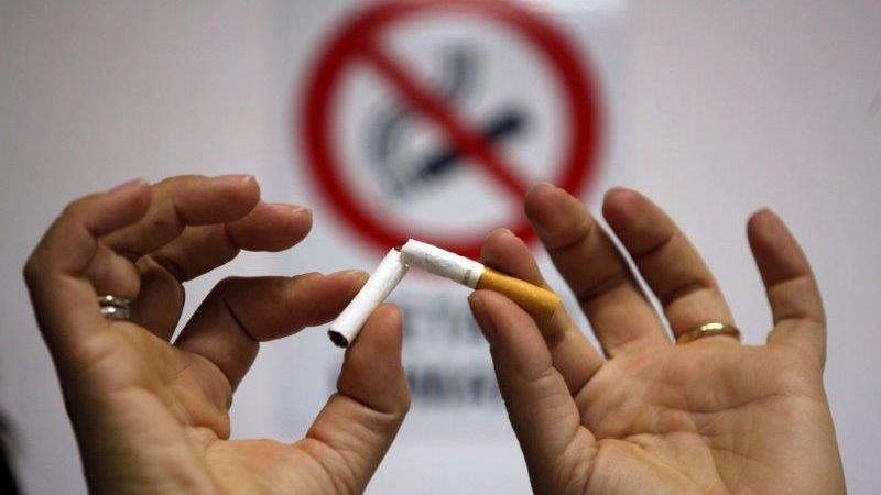 Un immagine simbolo del divieto di fumare