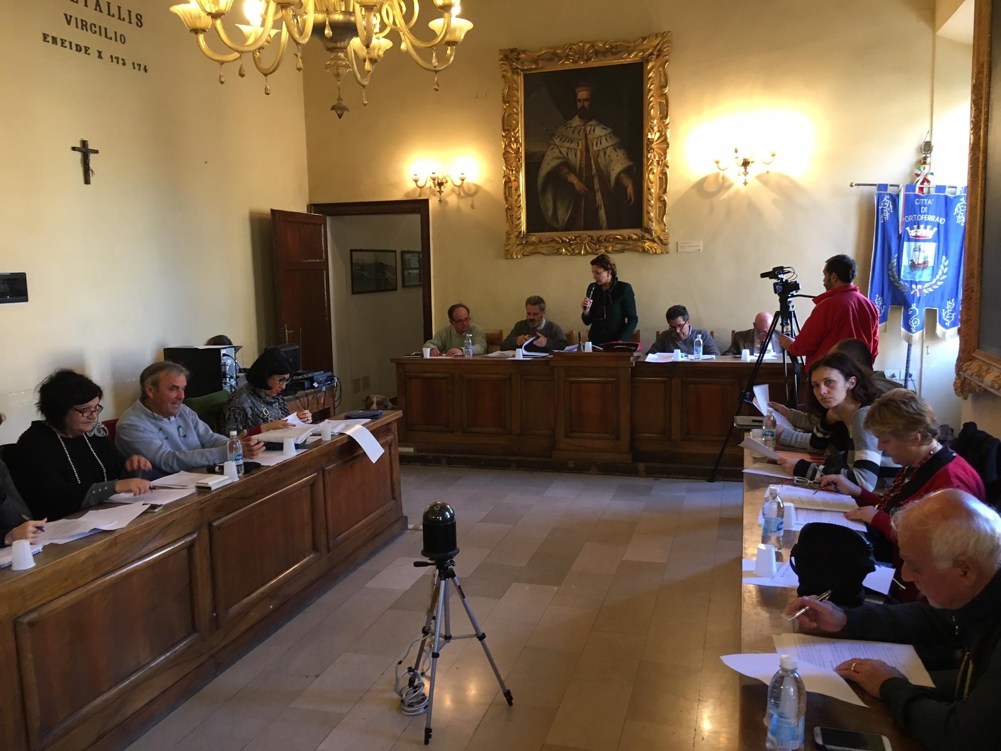 Il consiglio comunale di Portoferraio