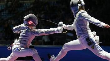 Sciabola a squadre, doppio quinto posto