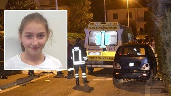Il luogo dell'incidente e la piccola Letizia