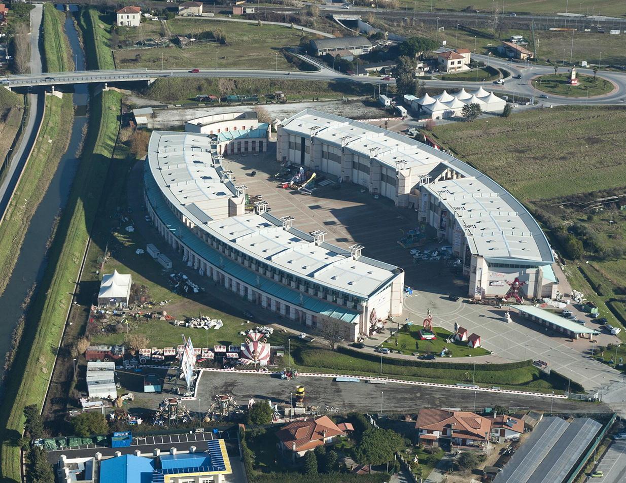 La Cittadella del Carnevale dall'alto