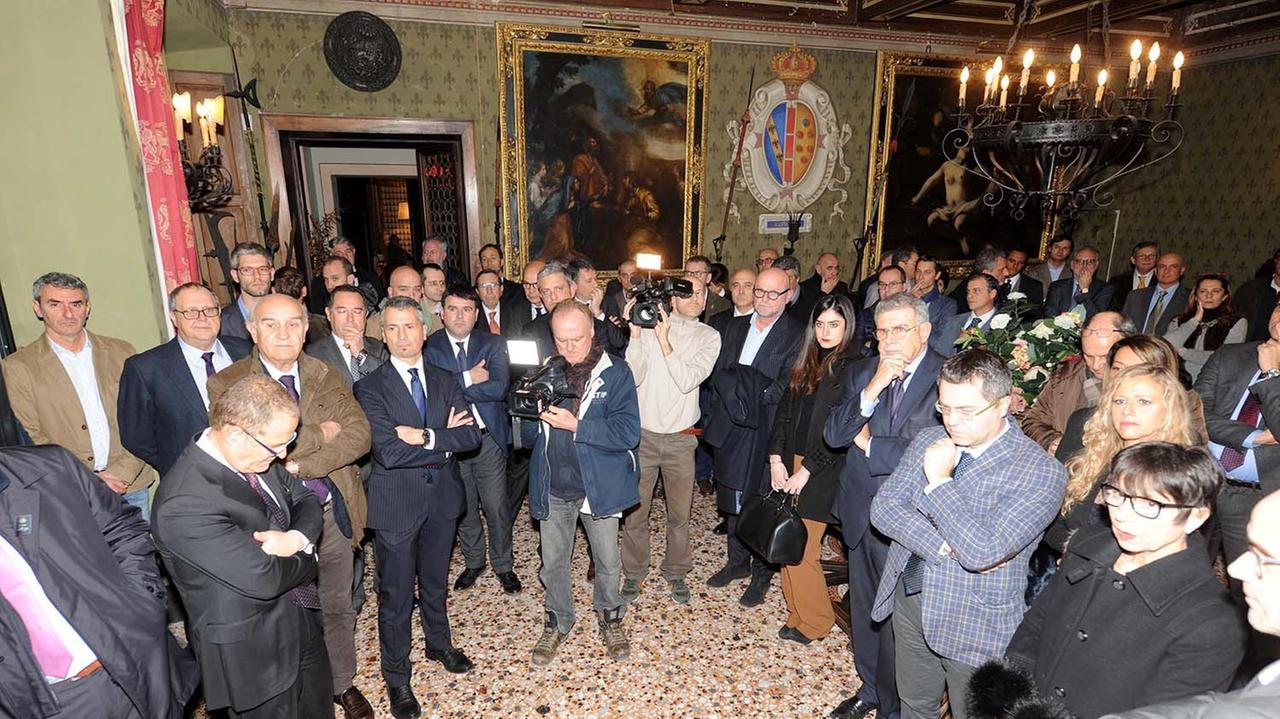 Nico De Angelis parla agli imprenditori (foto PaBar)