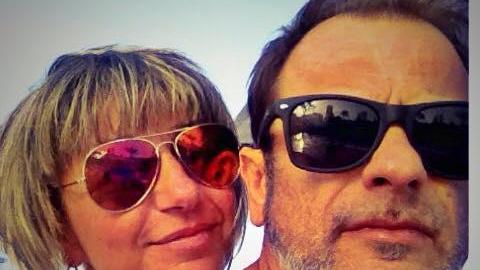 Gianluca Villani con la fidanzata Stella Tonini