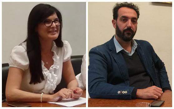 Gli assessori Monia Faltoni e Valerio Barberis