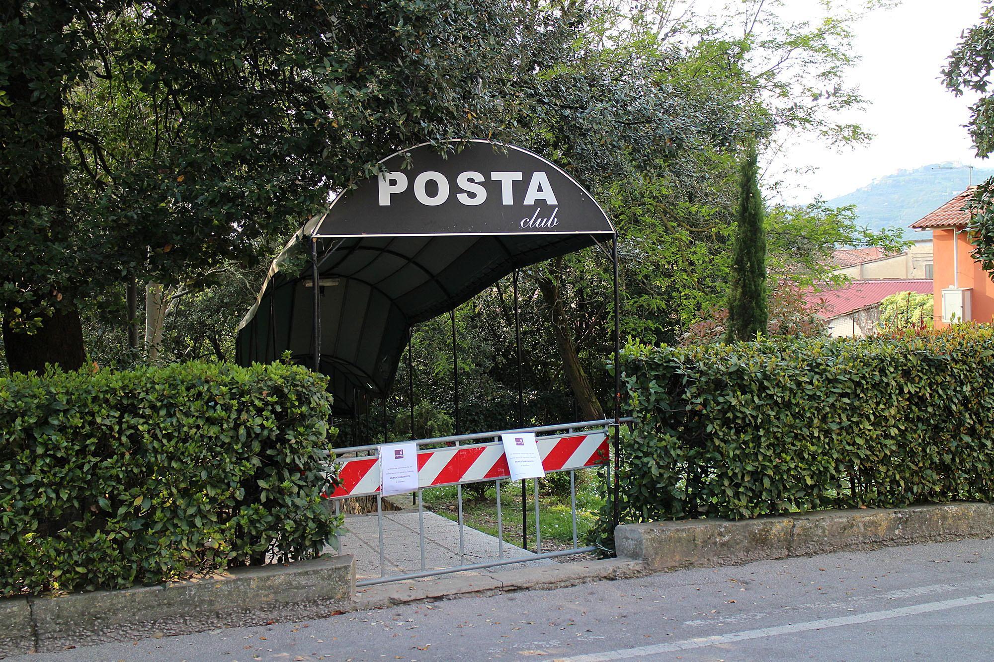 L'ingresso del Posta Club a Monsummano