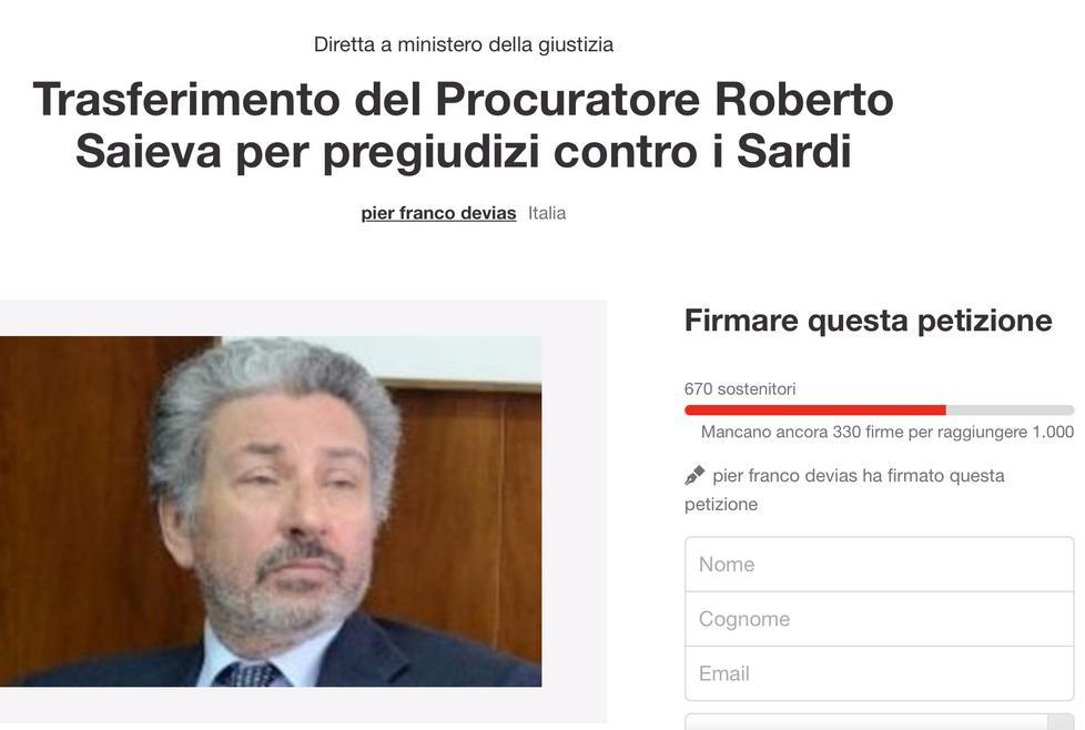 La petizione sul web: trasferitelo 