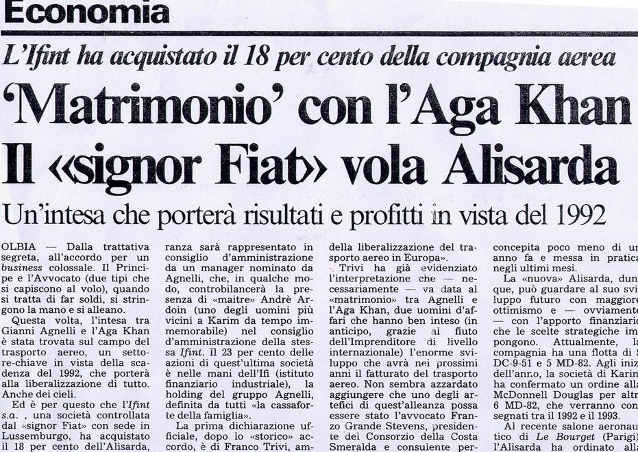 Le altre partnership: da Agnelli a Gentile