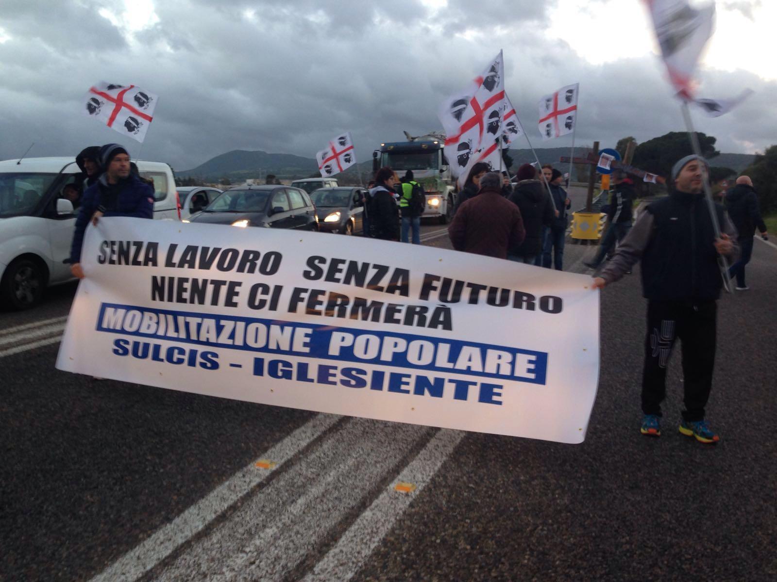 La mobilitazione per il Sulcis