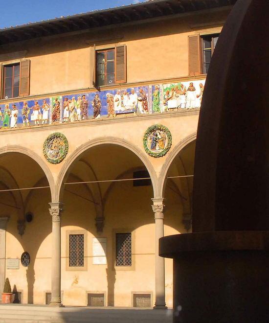 Un ristorante davanti al Ceppo 