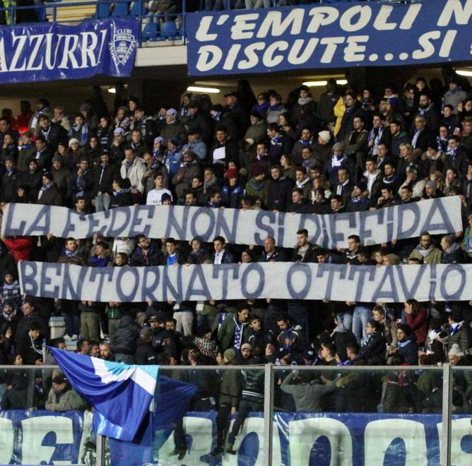 Cori e striscioni per il ritorno di Ottavio Stamani la ripresa, da valutare Livaja