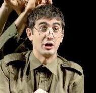 Non aveva mai usato la corda per il monologo