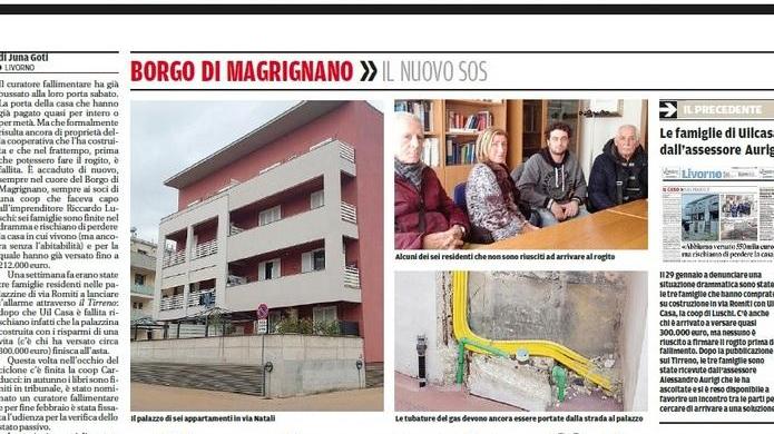 Nove famiglie rischiano di perdere l’abitazione già pagata