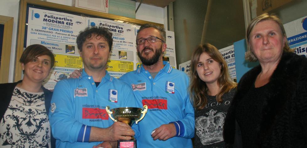Memorial Gibertini, coppia da podio 