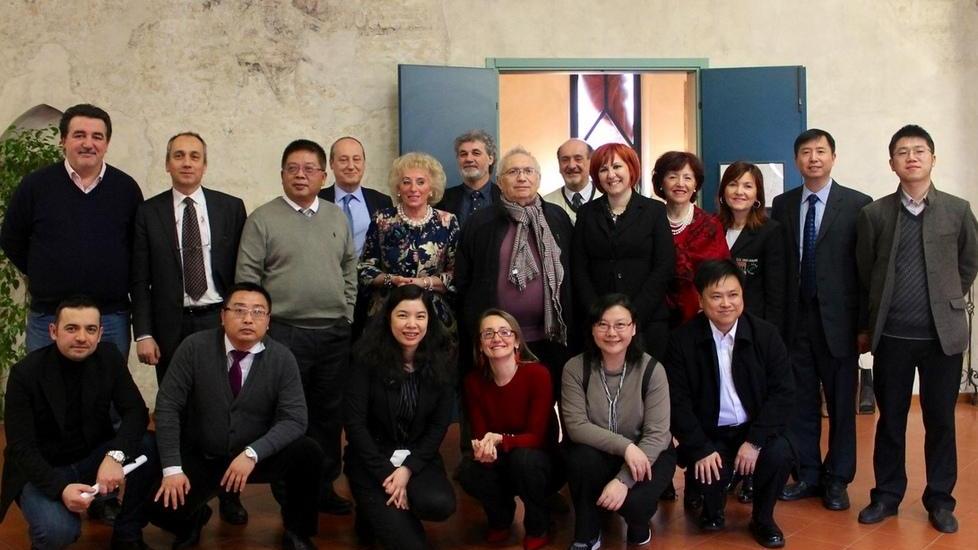 La visita della delegazione cinese