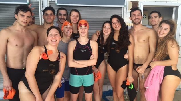 Brillano gli allori della squadra Cus in vasca a Imola 