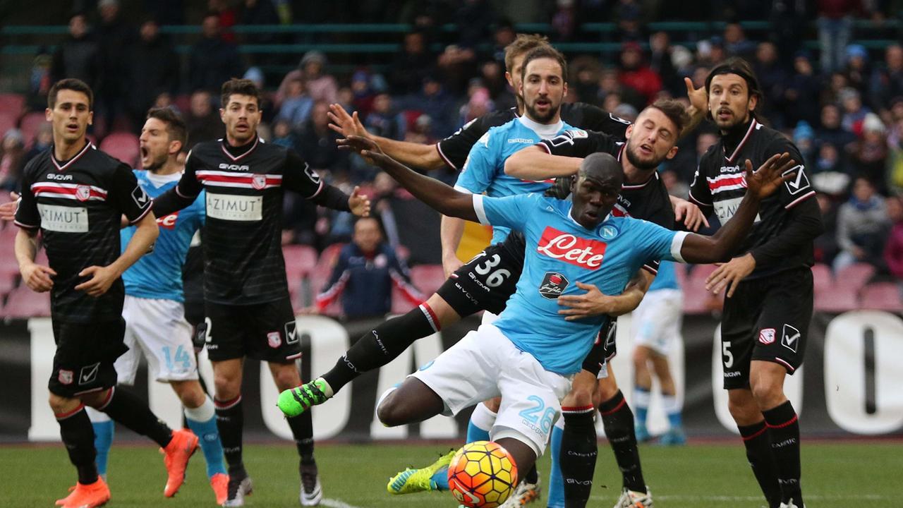 Il Carpi cade con onore a Napoli