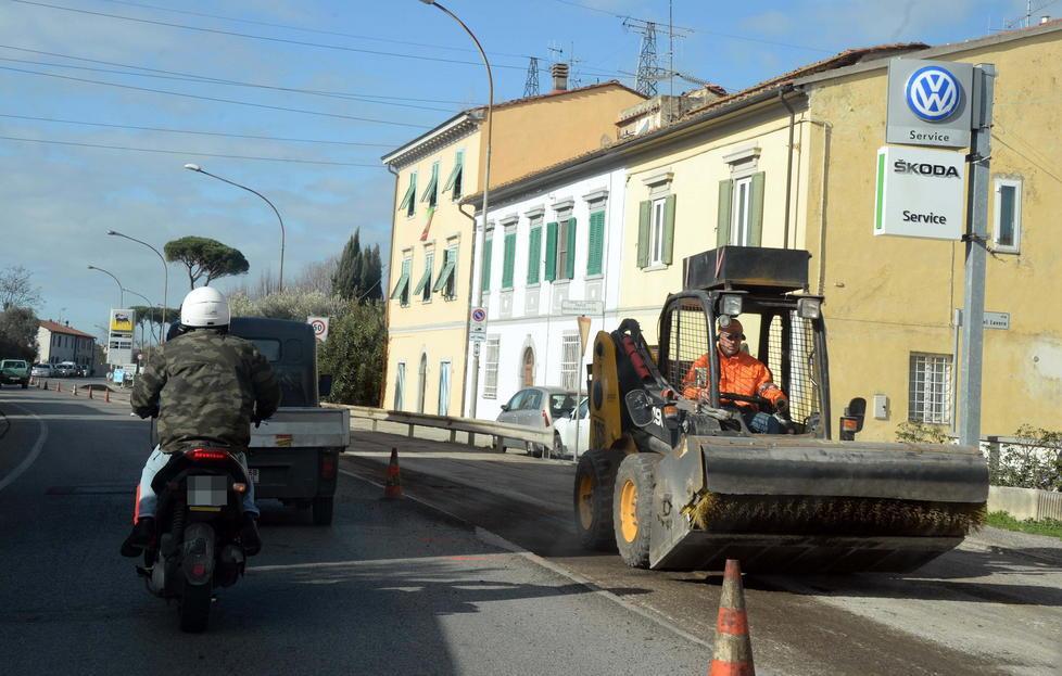 Nuovo asfalto sulla Tosco Romagnola