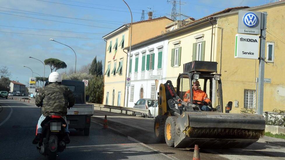 Nuovo asfalto sulla Tosco Romagnola
