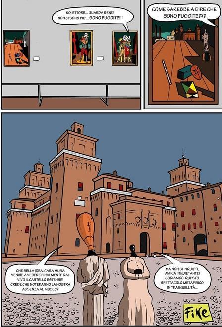 Anche le Muse fuggono per vedere la città 