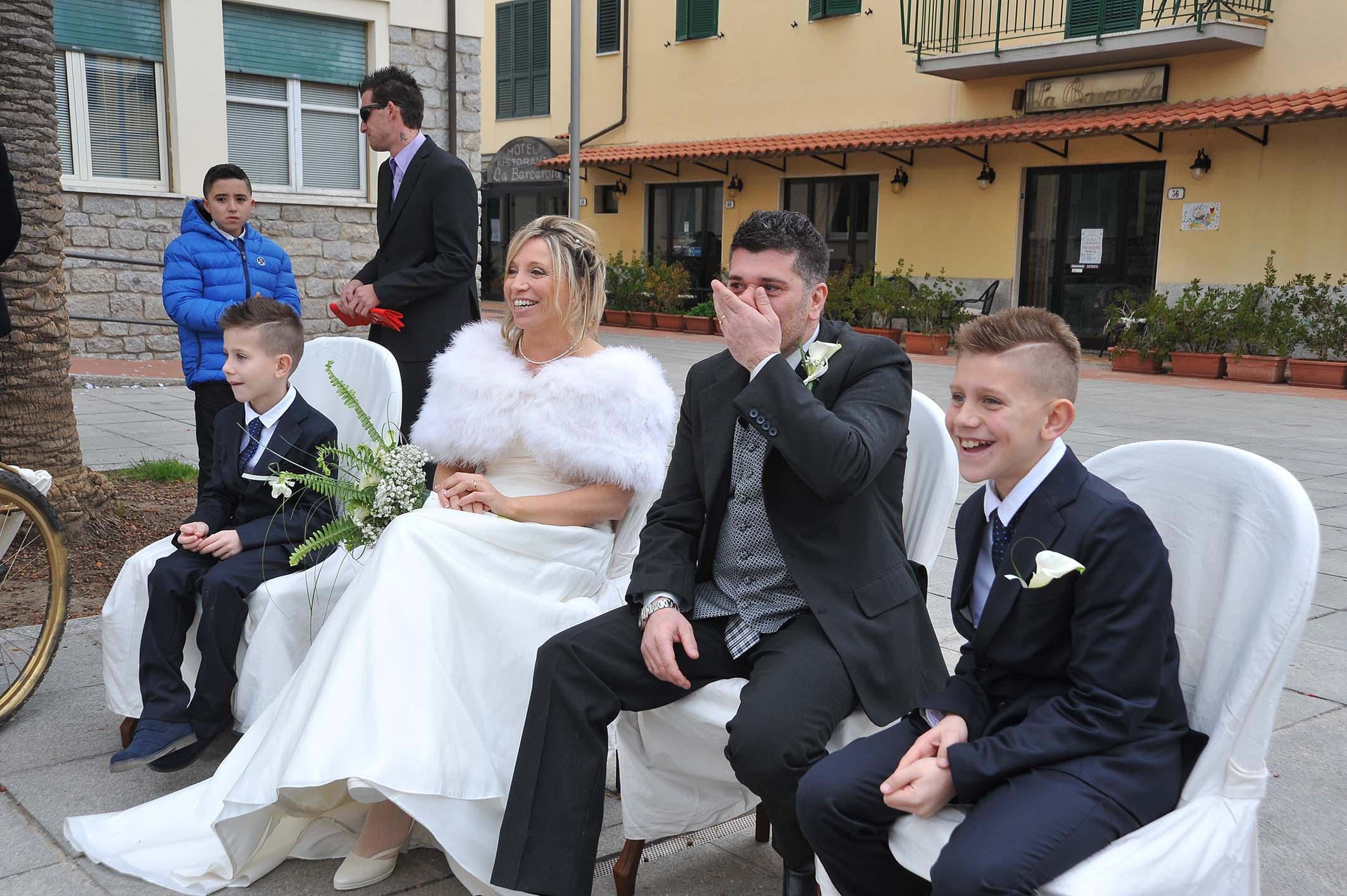 Il matrimonio si trasforma in flash mob (foto Gio' Di Stefano)