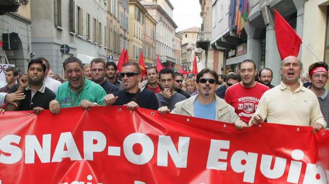 Snap On, 8 ore di sciopero e incontro ditta-sindacati