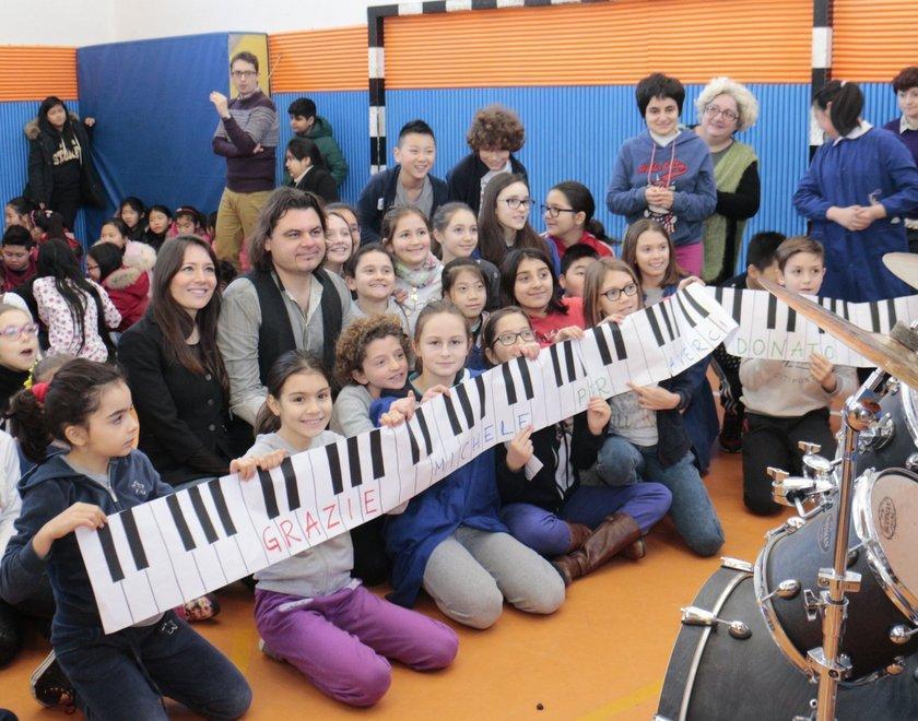 La musica entra a scuola coi pratesi Papadia e Nuti