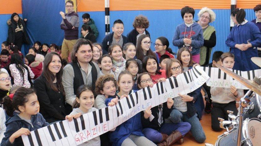 La musica entra a scuola coi pratesi Papadia e Nuti