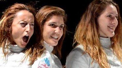 Fioretto femminile, è un tris azzurro 