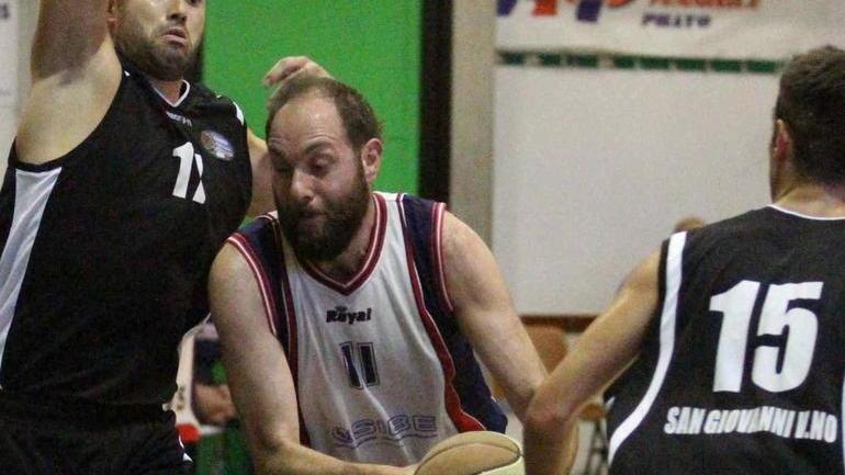 Jacopo Corsi in azione con la maglia della Sibe Prato