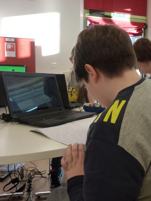 Quattro computer per i compiti 