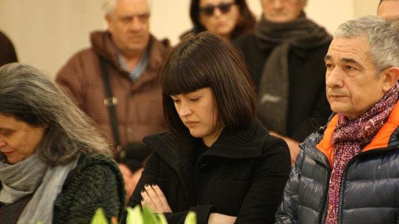 Chiesa gremita per l’addio a Guidino