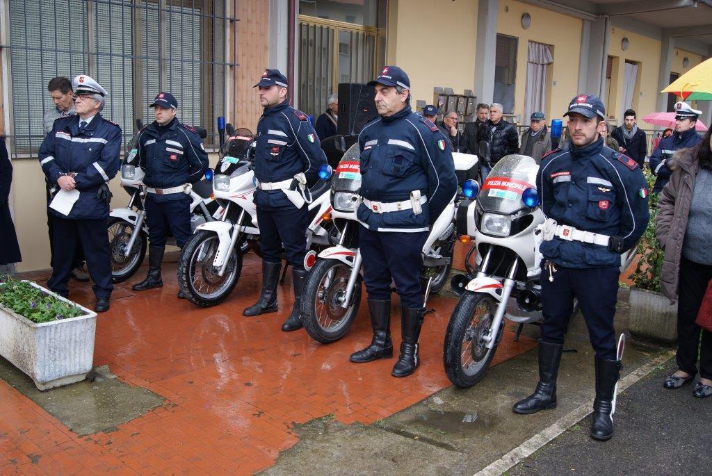 L'inaugurazione della nuova sede dei vigili urbani