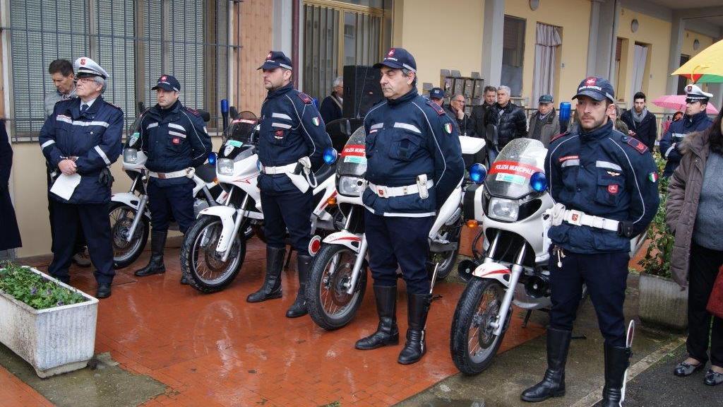 L'inaugurazione della nuova sede dei vigili urbani