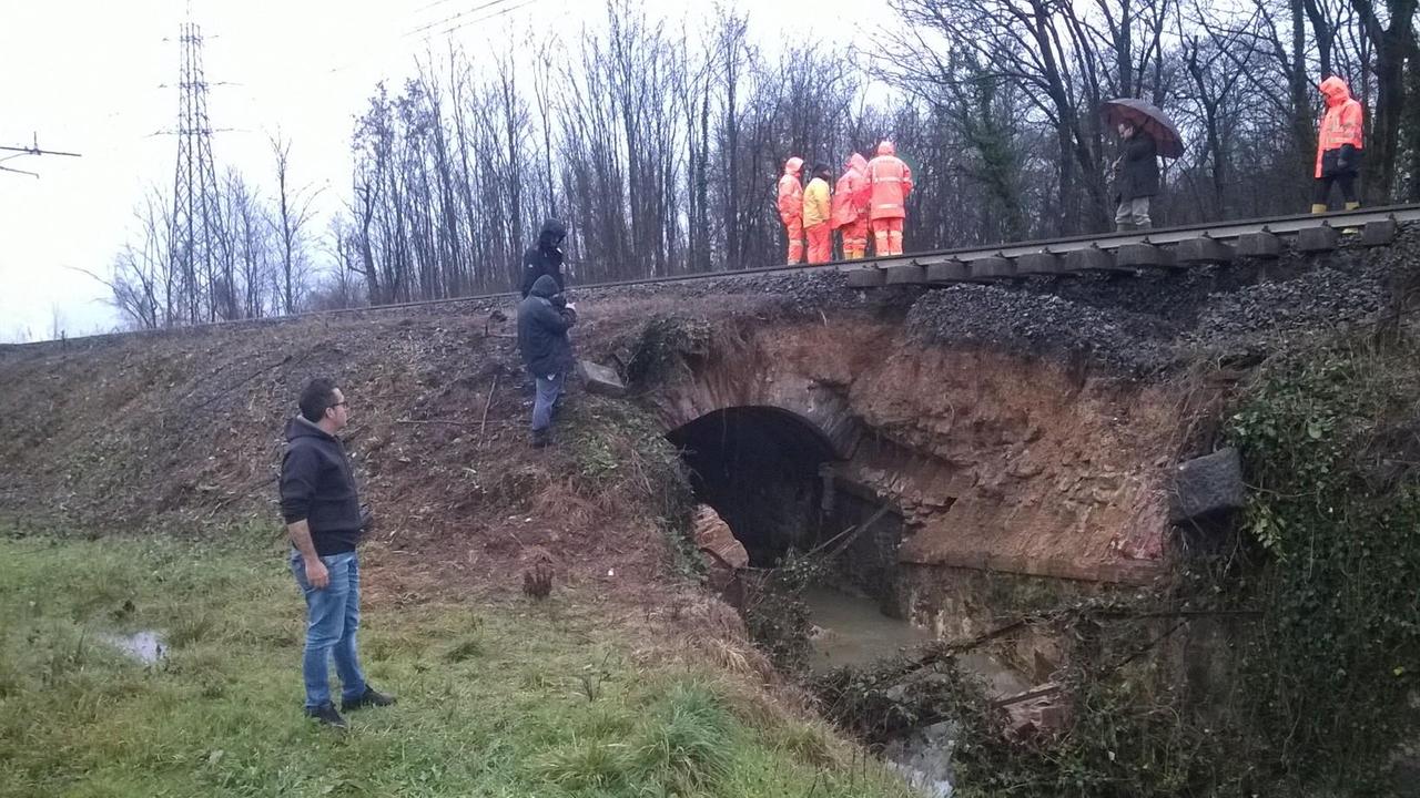 Il punto in cui si è verificato l'incidente