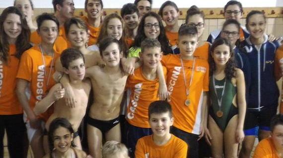 Nuoto Cascina per 99 volte sul podio