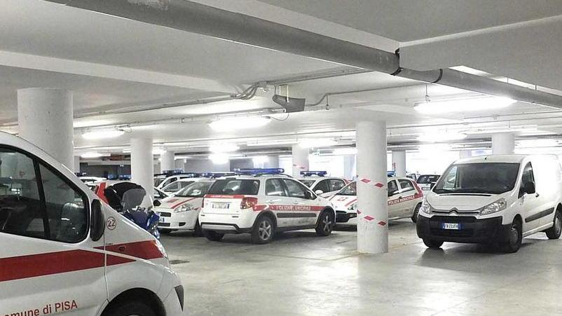 I vigili urbani procedono verso lo sciopero