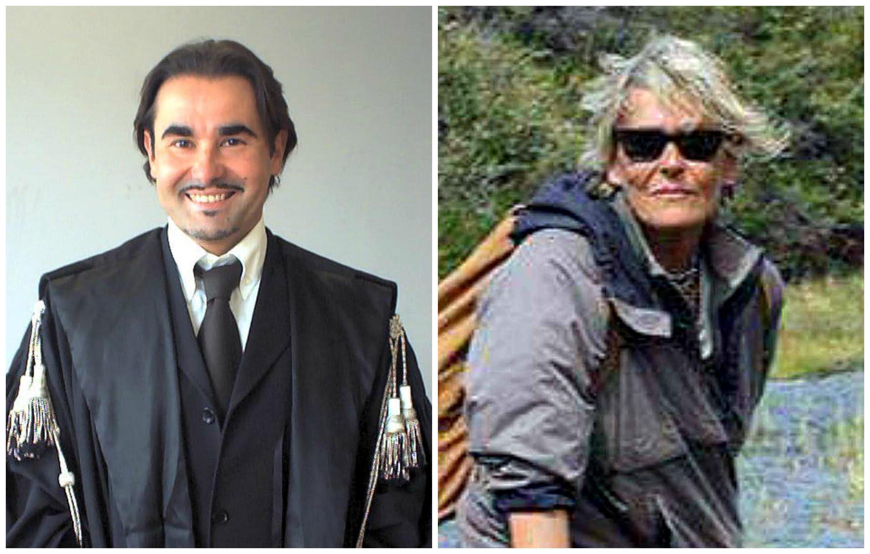 L'avvocato Marco Valerio Corini e la sorella Marzia Corini