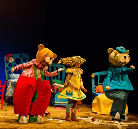 In scena “Riccioli d’oro e i tre orsi” 