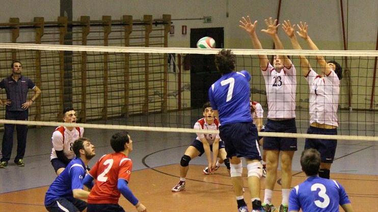 Un momento dell'incontro tra Volley Prato e Bacci Campi