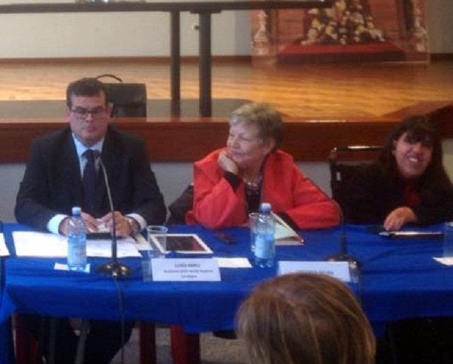 Gli assessori regionali Luigi Arru, Virginia Mura e Claudia Firino