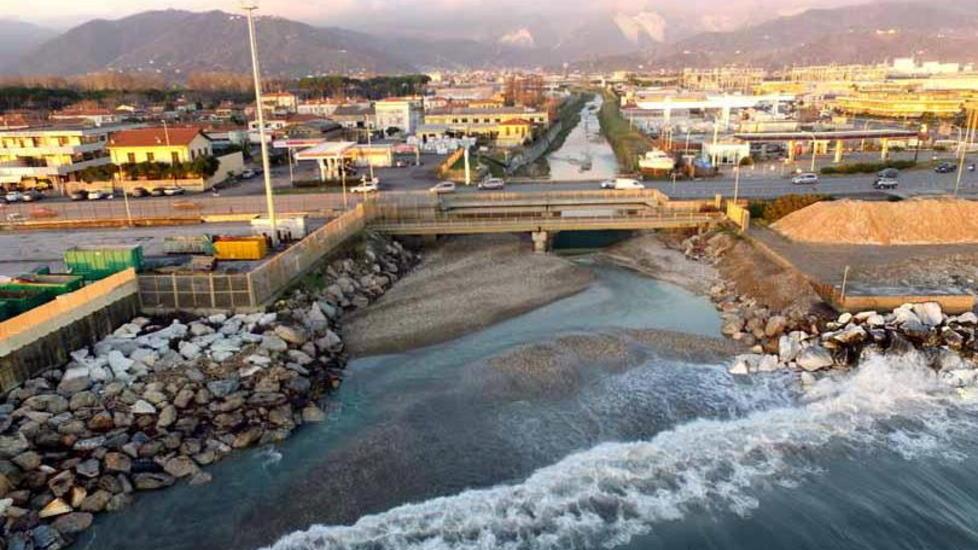 Progetto Waterfront, nuovi studi sul molo alla foce del Carrione