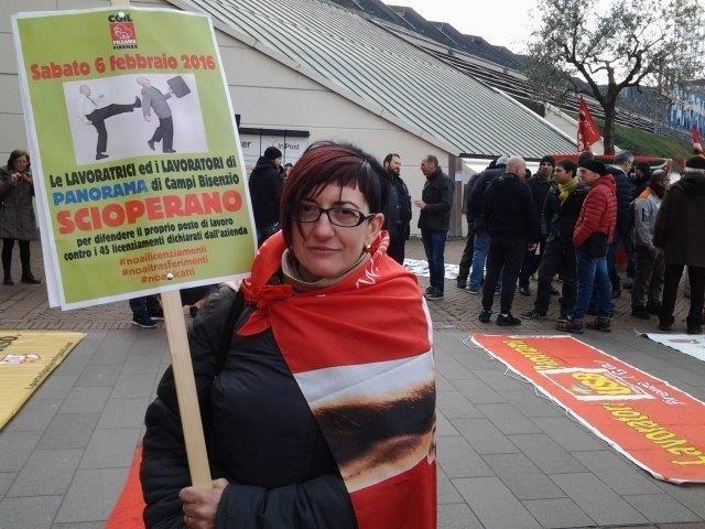 La protesta del 6 febbraio 2016 davanti ai Gigli
