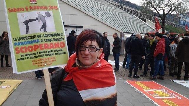 La protesta del 6 febbraio 2016 davanti ai Gigli